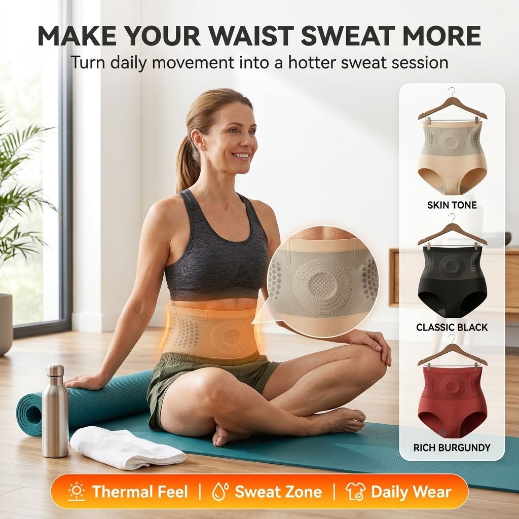 Thermal Sweat Shaping Shorts｜No Gym. Just Waist-Focused Heat-QDL