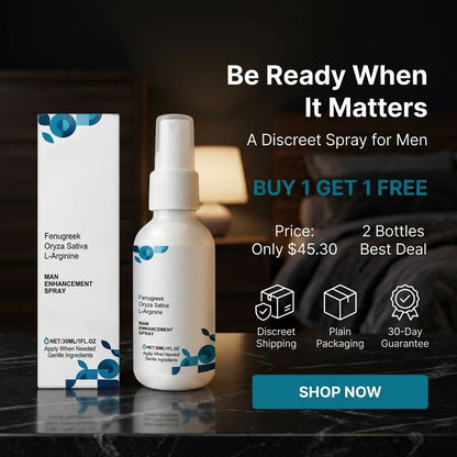 Feel Ready Tonight 💧 Discreet Men’s Confidence Spray-QDL