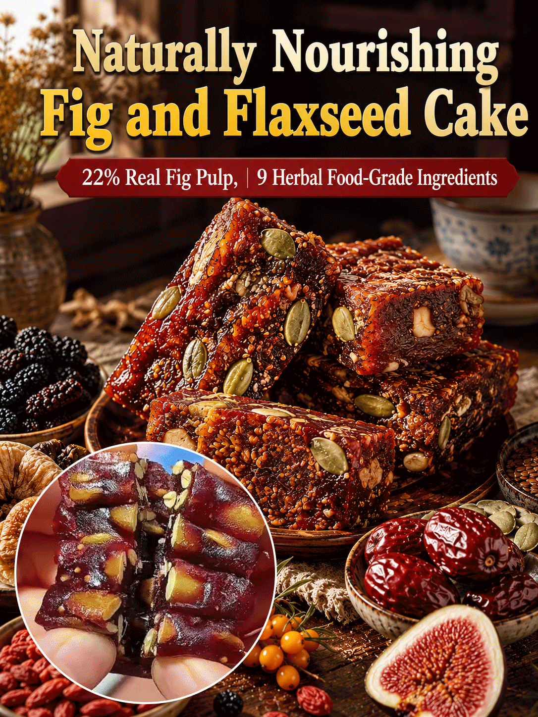 Fig & Flaxseed Snack Bites | Natural Healthy Snacks-AFF