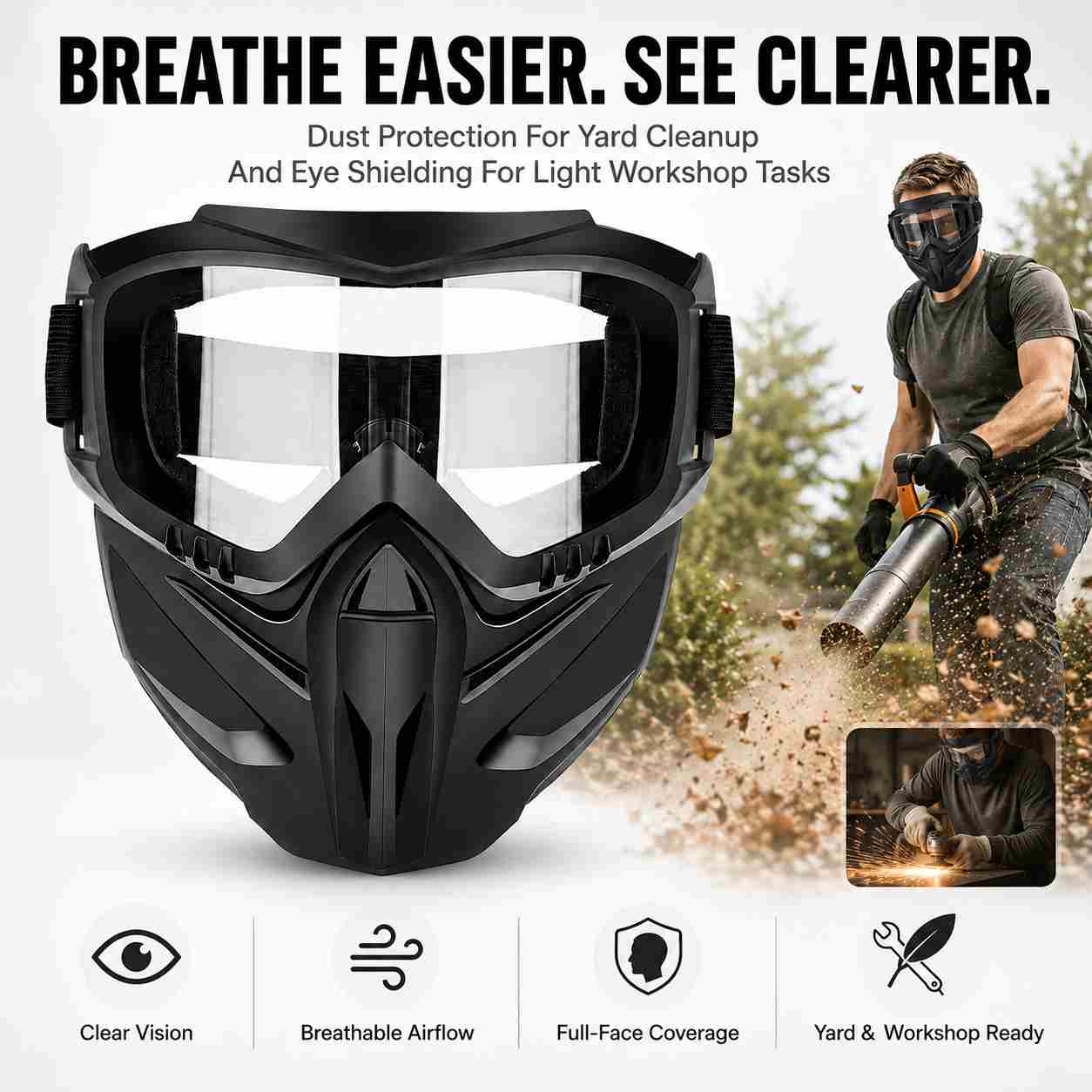 The Full-Face Mask Every Garage, Yard & Workshop Should Have-AFF