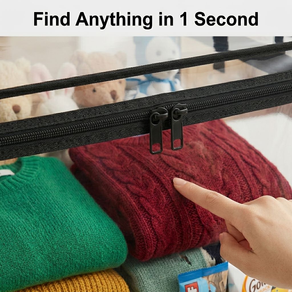 The Ultimate All-Purpose Clear Storage Box: Find Anything in 1 Second! 📦✨-QDL
