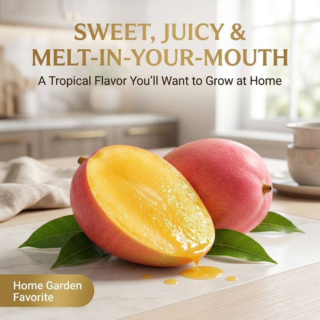 🌸 Grow Your Own Pink Mango Tree — Rare, Sweet & Worth the Wait-QDL