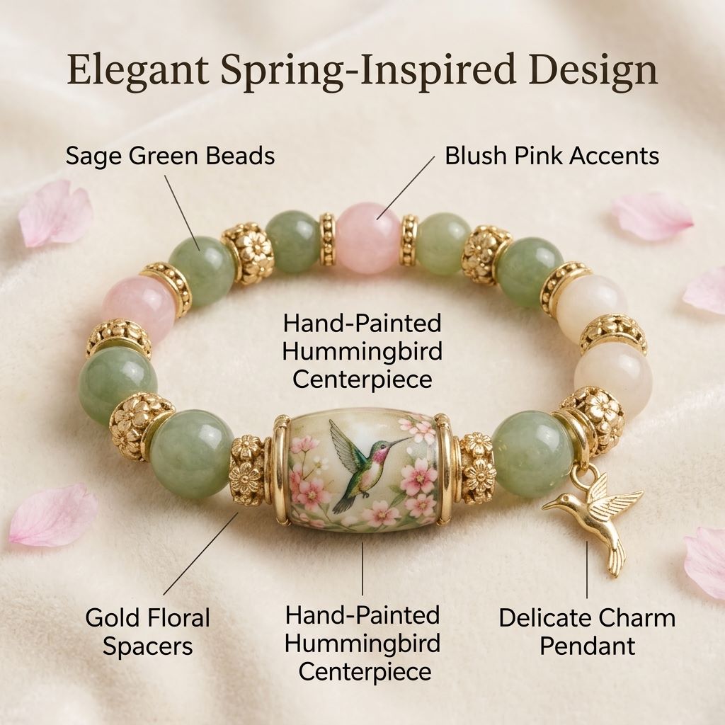 Hummingbird Spring Blessings Bracelet Carry a Little Peace Everywhere You Go ✨ Limited Edition 2026-QDL