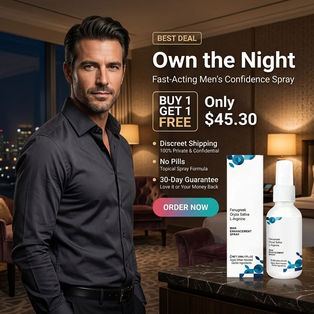 Feel Ready Tonight 💧 Discreet Men’s Confidence Spray-QDL