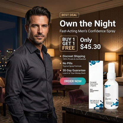 Feel Ready Tonight 💧 Discreet Men’s Confidence Spray-QDL