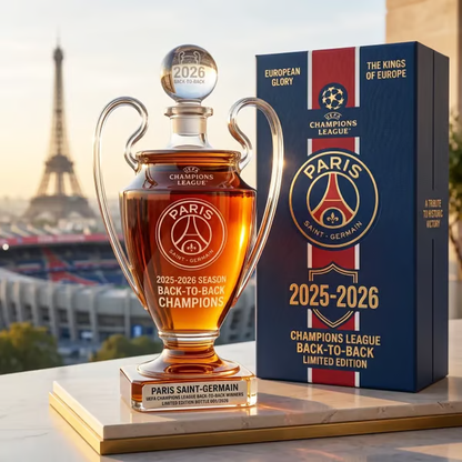 PSG 2025-2026 UCL Champion Commemorative Whisky Bottle-AKS