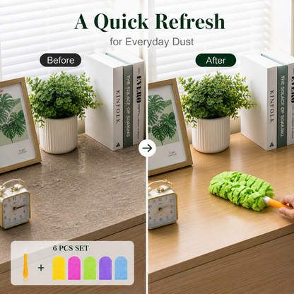 Dust Smarter with a 360° Reusable Duster Set-YFL