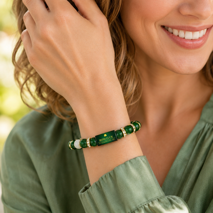 Irish Luck Bracelet for 2026 | Lucky Green Beaded Gift for Everyday Style-YFL