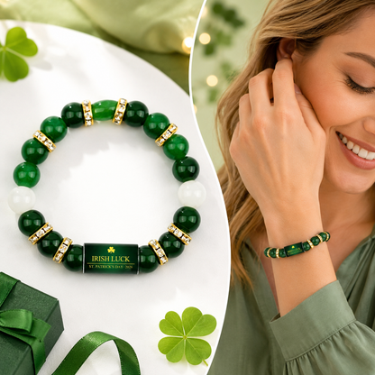 Irish Luck Bracelet for 2026 | Lucky Green Beaded Gift for Everyday Style-YFL