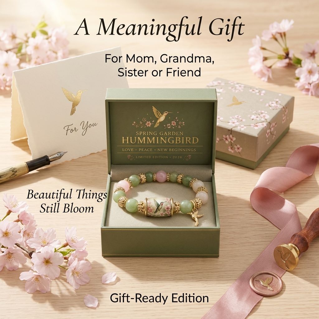 Hummingbird Spring Blessings Bracelet Carry a Little Peace Everywhere You Go ✨ Limited Edition 2026-QDL