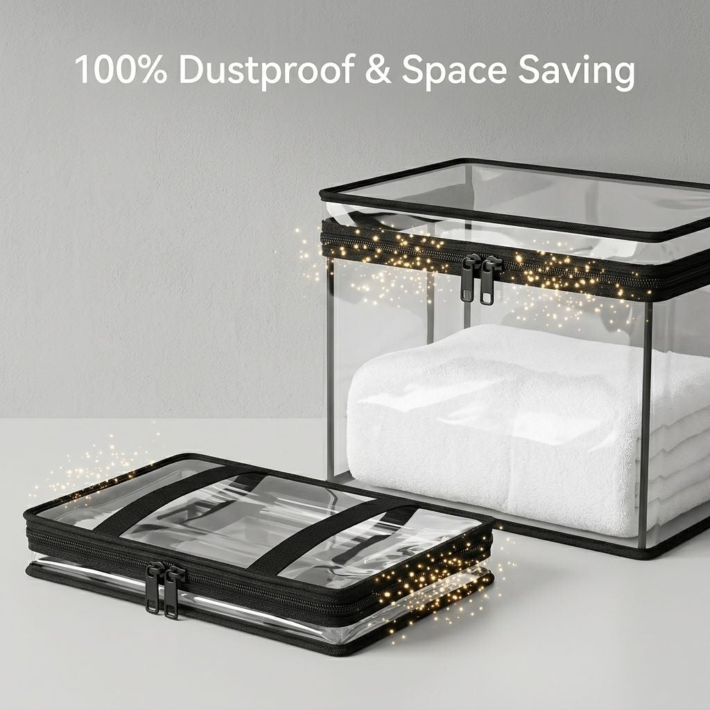 The Ultimate All-Purpose Clear Storage Box: Find Anything in 1 Second! 📦✨-QDL
