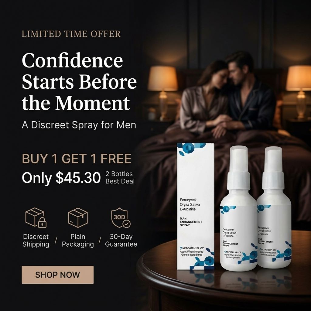 Feel Ready Tonight 💧 Discreet Men’s Confidence Spray-QDL