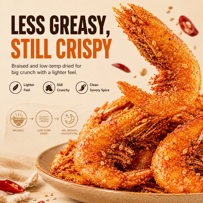 Crispy Whole Sea Shrimp Snack – Real Shrimp Crunch with Sesame Flavor-AFF
