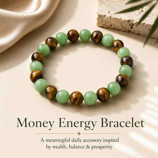 Seven Energy Wealth Meditation Bracelet | Daily Abundance, Focus & Balance-YFL