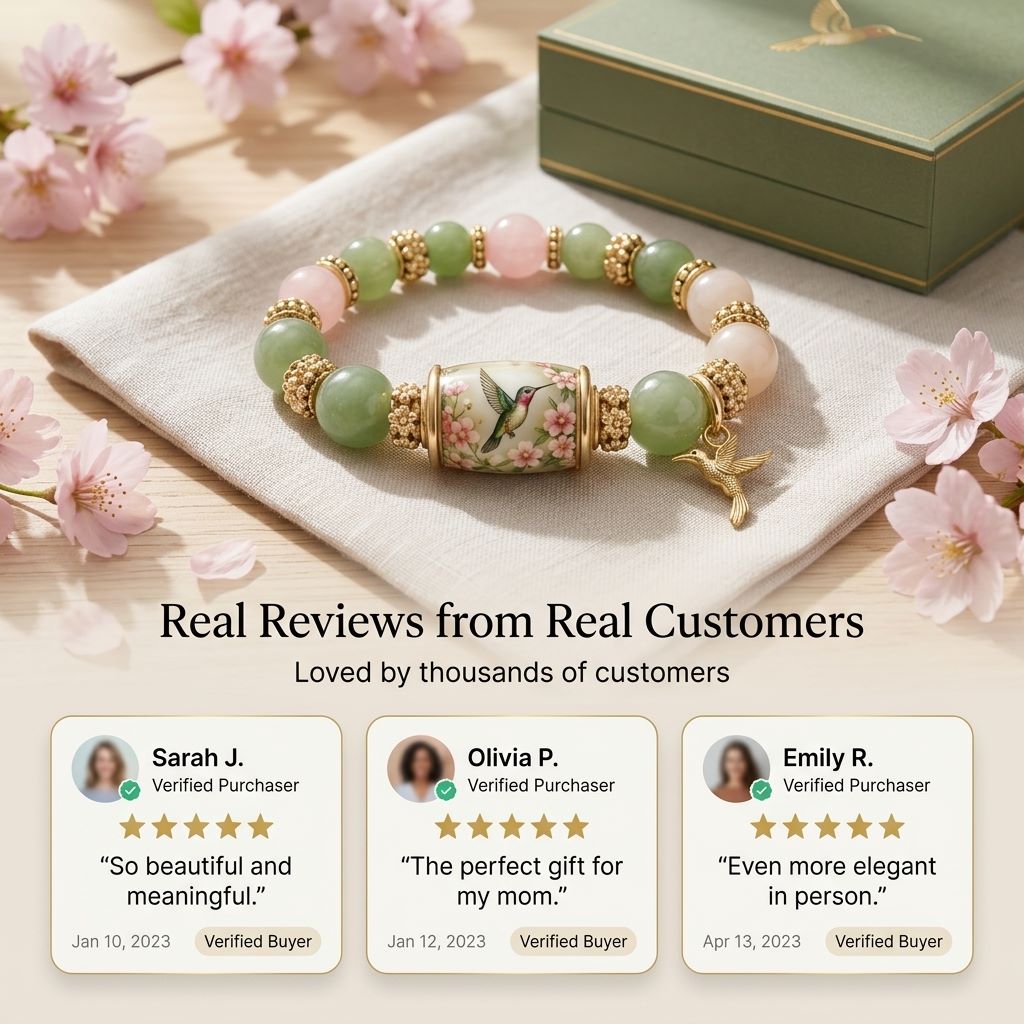 Hummingbird Spring Blessings Bracelet Carry a Little Peace Everywhere You Go ✨ Limited Edition 2026-QDL