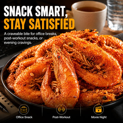 Crispy Whole Sea Shrimp Snack – Real Shrimp Crunch with Sesame Flavor-AFF