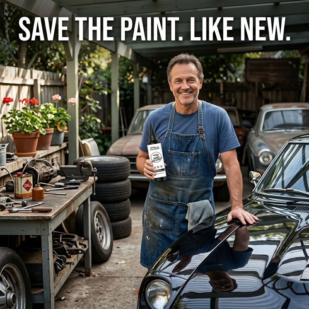 Stop Overpaying Body Shops! 🛑 Wipe On a Permanent Factory Shine in Seconds! ✨-QDL