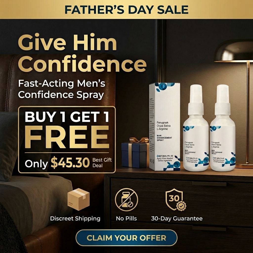 Feel Ready Tonight 💧 Discreet Men’s Confidence Spray-QDL