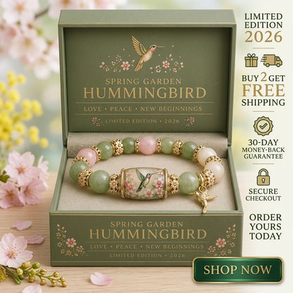 Hummingbird Spring Blessings Bracelet Carry a Little Peace Everywhere You Go ✨ Limited Edition 2026-QDL